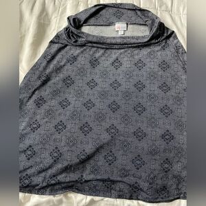 Lularoe Azure Skirt L Navy Blue